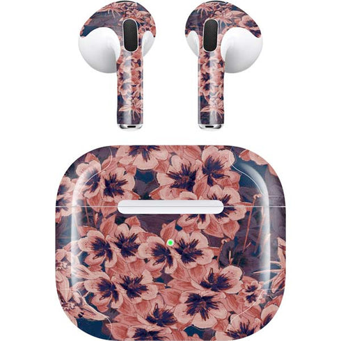 Dark Tapestry Floral Apple AirPods (3rd Gen 2021) Skin