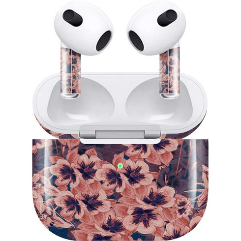Dark Tapestry Floral Apple AirPods (3rd Gen 2021) Skin