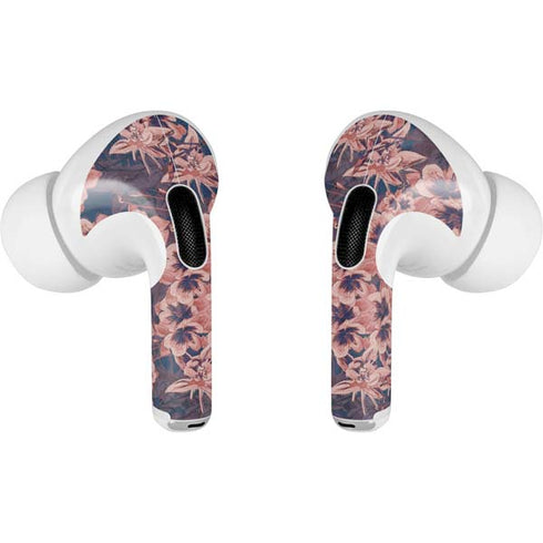 Dark Tapestry Floral Apple AirPods Pro Skin