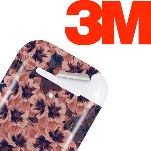 Dark Tapestry Floral Apple AirPods Skin