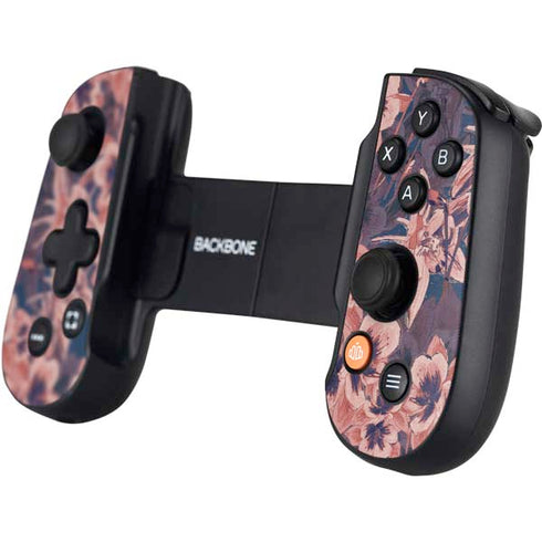 Dark Tapestry Floral Backbone One for iPhone Game Controller Skin
