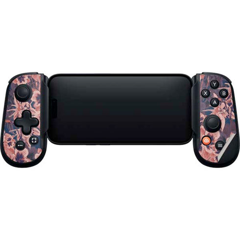 Dark Tapestry Floral Backbone One for iPhone Game Controller Skin