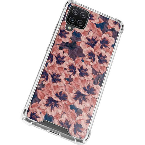 Dark Tapestry Floral Galaxy A12 Clear Case