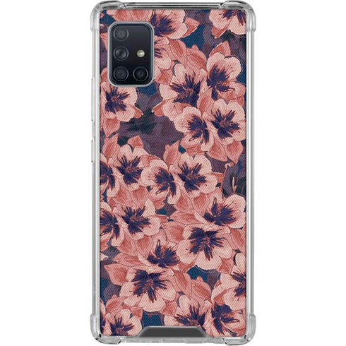 Dark Tapestry Floral Galaxy A51 5G Clear Case