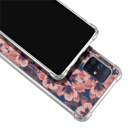 Dark Tapestry Floral Galaxy A51 5G Clear Case