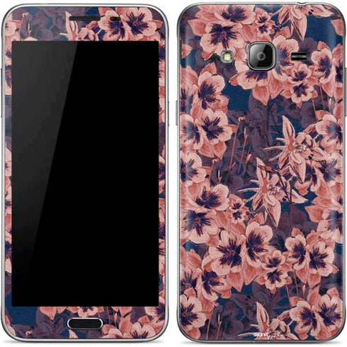 Dark Tapestry Floral Galaxy J3 Skin