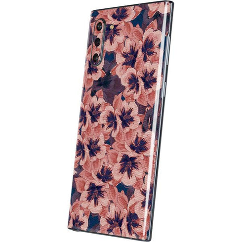 Dark Tapestry Floral Galaxy Note 10 Skin
