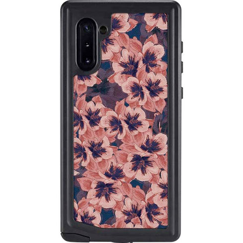 Dark Tapestry Floral Galaxy Note 10 Waterproof Case