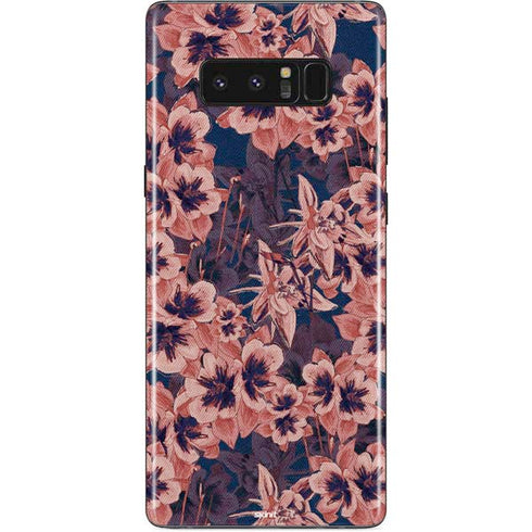 Dark Tapestry Floral Galaxy Note 8 Skin