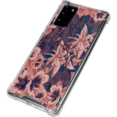 Dark Tapestry Floral Galaxy Note20 5G Clear Case