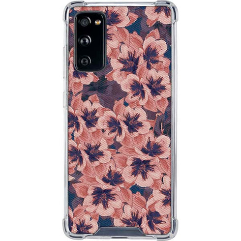 Dark Tapestry Floral Galaxy S20 FE Clear Case