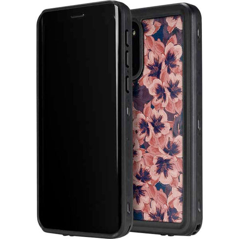 Dark Tapestry Floral Galaxy S20 Waterproof Case