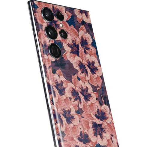 Dark Tapestry Floral Galaxy S22 Ultra Skin
