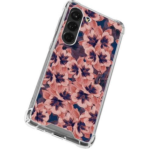 Dark Tapestry Floral Galaxy S23 Clear Case