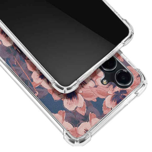 Dark Tapestry Floral Galaxy S23 FE Clear Case