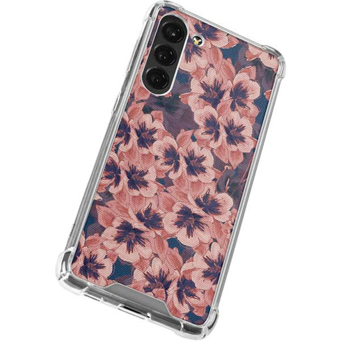 Dark Tapestry Floral Galaxy S23 Plus Clear Case