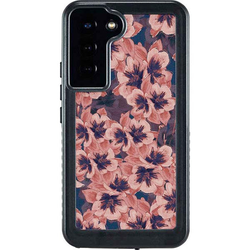 Dark Tapestry Floral Galaxy S23 Plus Waterproof Case