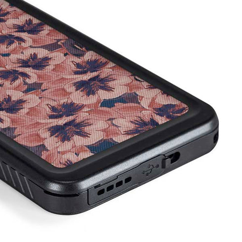 Dark Tapestry Floral Galaxy S23 Plus Waterproof Case
