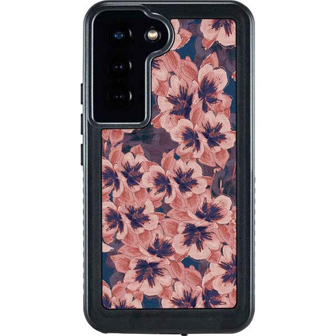 Dark Tapestry Floral Galaxy S23 Waterproof Case
