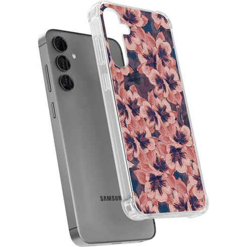 Dark Tapestry Floral Galaxy S24 Plus Clear Case