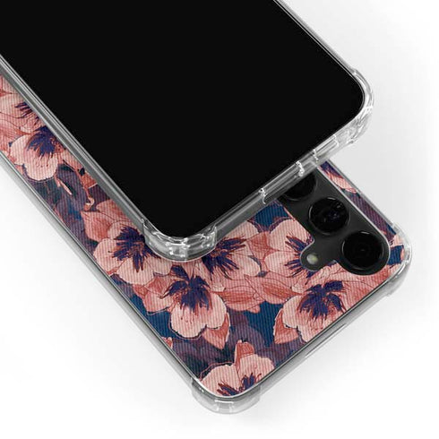 Dark Tapestry Floral Galaxy S24 Plus Clear Case