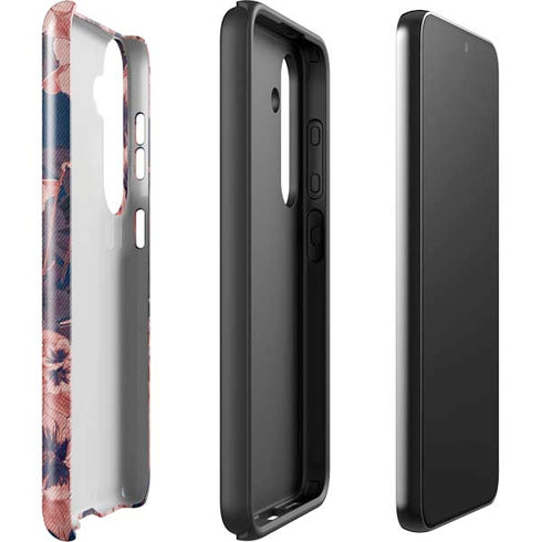 Dark Tapestry Floral Galaxy S24 Plus Impact Case