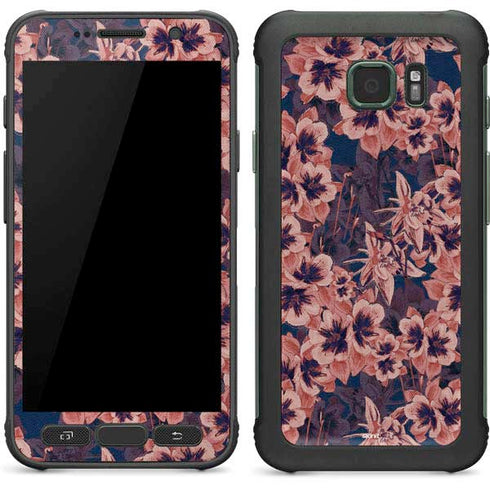 Dark Tapestry Floral Galaxy S7 Active Skin
