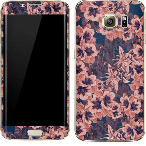 Dark Tapestry Floral Galaxy S7 Edge Skin