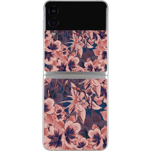 Dark Tapestry Floral Galaxy Z Flip3 5G Skin