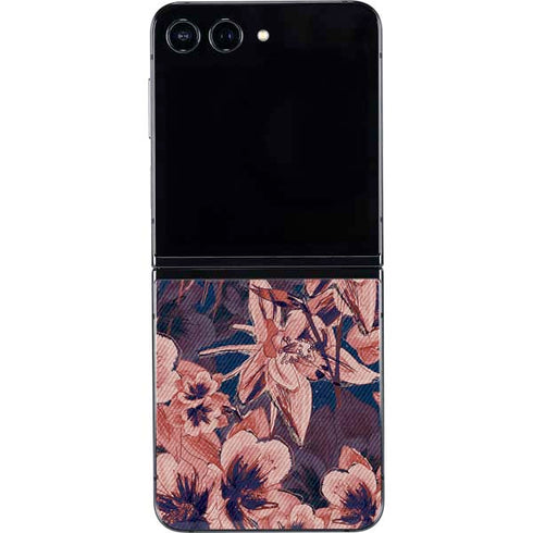 Dark Tapestry Floral Galaxy Z Flip5 5G Skin