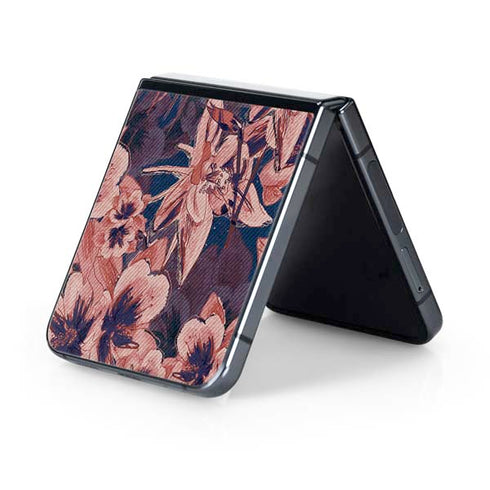 Dark Tapestry Floral Galaxy Z Flip5 5G Skin