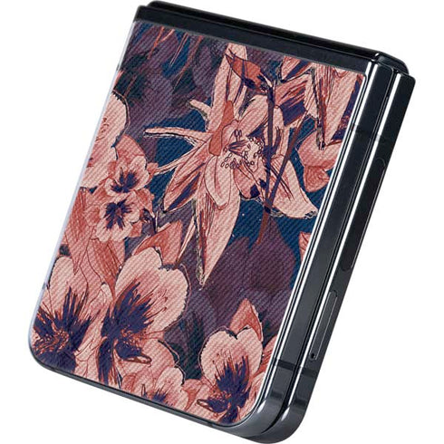 Dark Tapestry Floral Galaxy Z Flip5 5G Skin