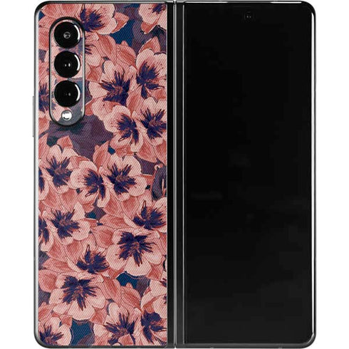 Dark Tapestry Floral Galaxy Z Fold3 5G Skin