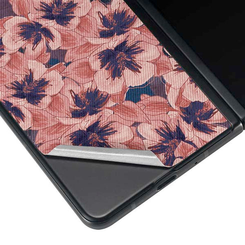 Dark Tapestry Floral Galaxy Z Fold3 5G Skin