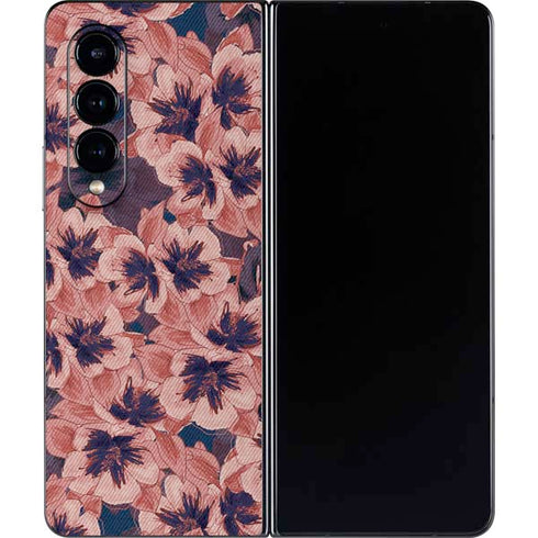 Dark Tapestry Floral Galaxy Z Fold4 5G Skin