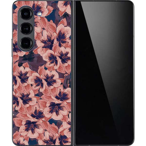 Dark Tapestry Floral Galaxy Z Fold5 5G Skin