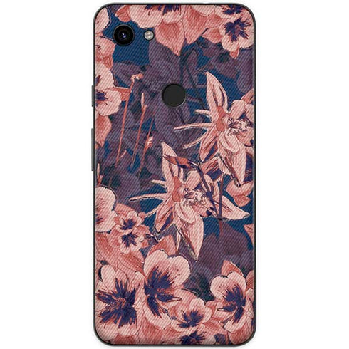 Dark Tapestry Floral Google Pixel 3a XL Skin
