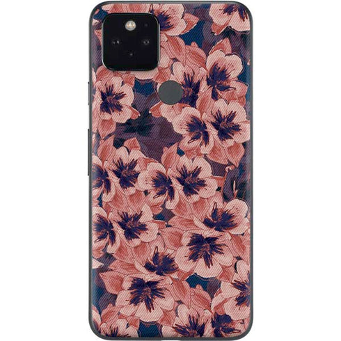 Dark Tapestry Floral Google Pixel 5 Skin