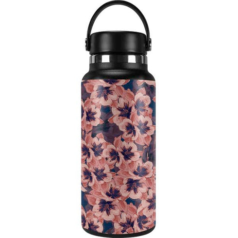 Dark Tapestry Floral Hydro Flask 32oz Wide Mouth Skin