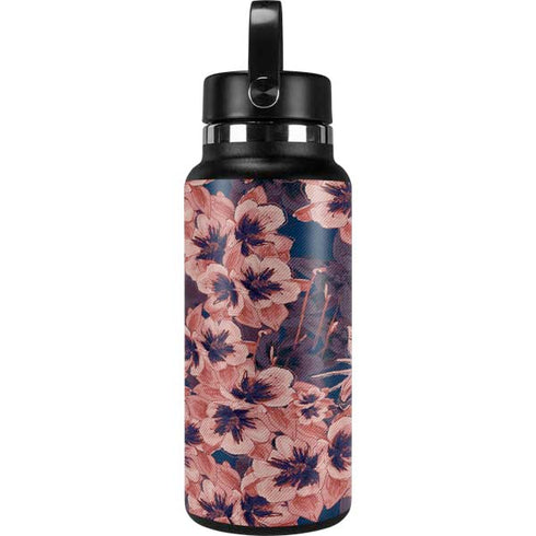 Dark Tapestry Floral Hydro Flask 32oz Wide Mouth Skin