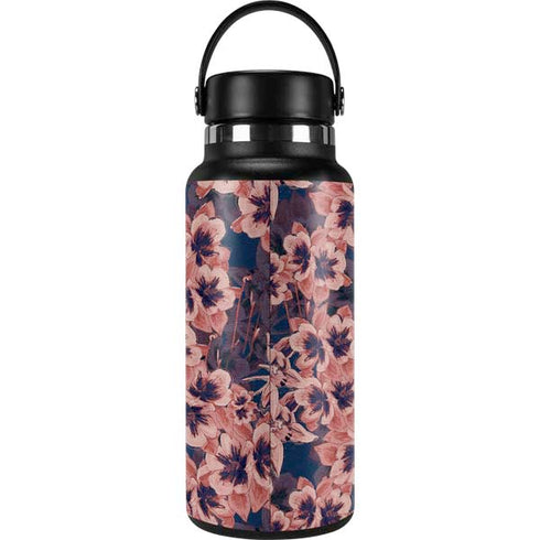 Dark Tapestry Floral Hydro Flask 32oz Wide Mouth Skin