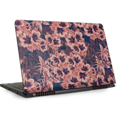 Dark Tapestry Floral Dell Inspiron Skin