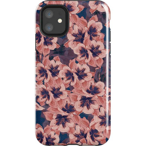 Dark Tapestry Floral iPhone 11 Impact Case