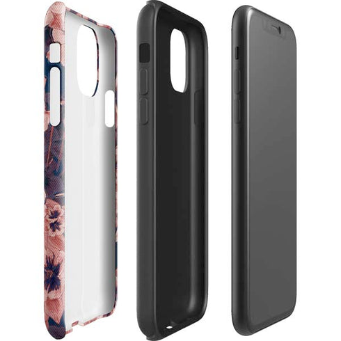 Dark Tapestry Floral iPhone 11 Impact Case