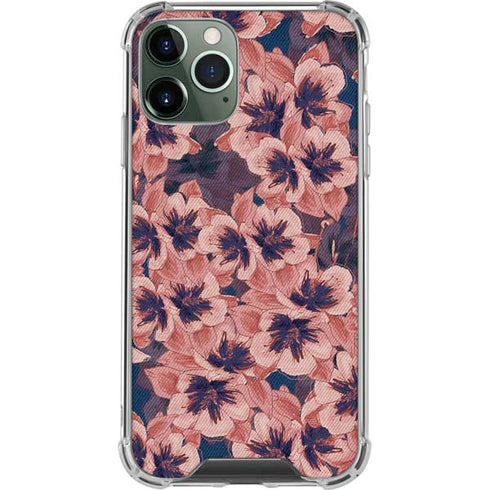 Dark Tapestry Floral iPhone 11 Pro Max Clear Case