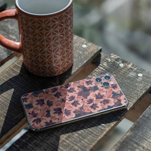 Dark Tapestry Floral iPhone 11 Pro Max Skin