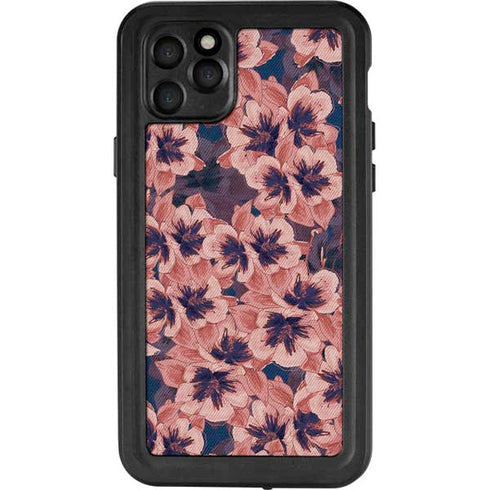 Dark Tapestry Floral iPhone 11 Pro Max Waterproof Case