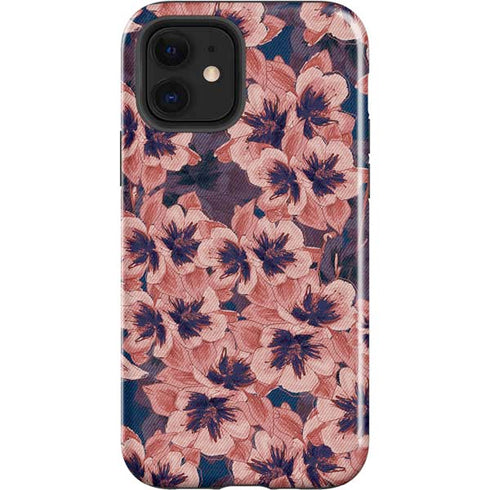 Dark Tapestry Floral iPhone 12 Impact Case