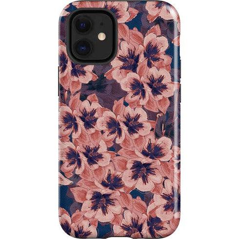 Dark Tapestry Floral iPhone 12 Mini Impact Case