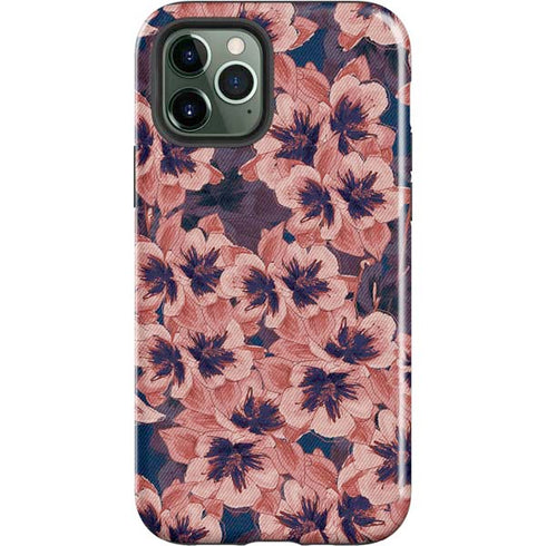 Dark Tapestry Floral iPhone 12 Pro Impact Case